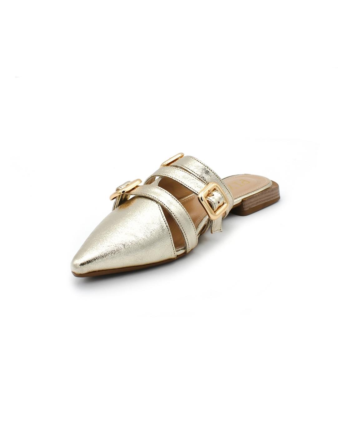 Zuecos PIXY 557507 Dorado Mujer