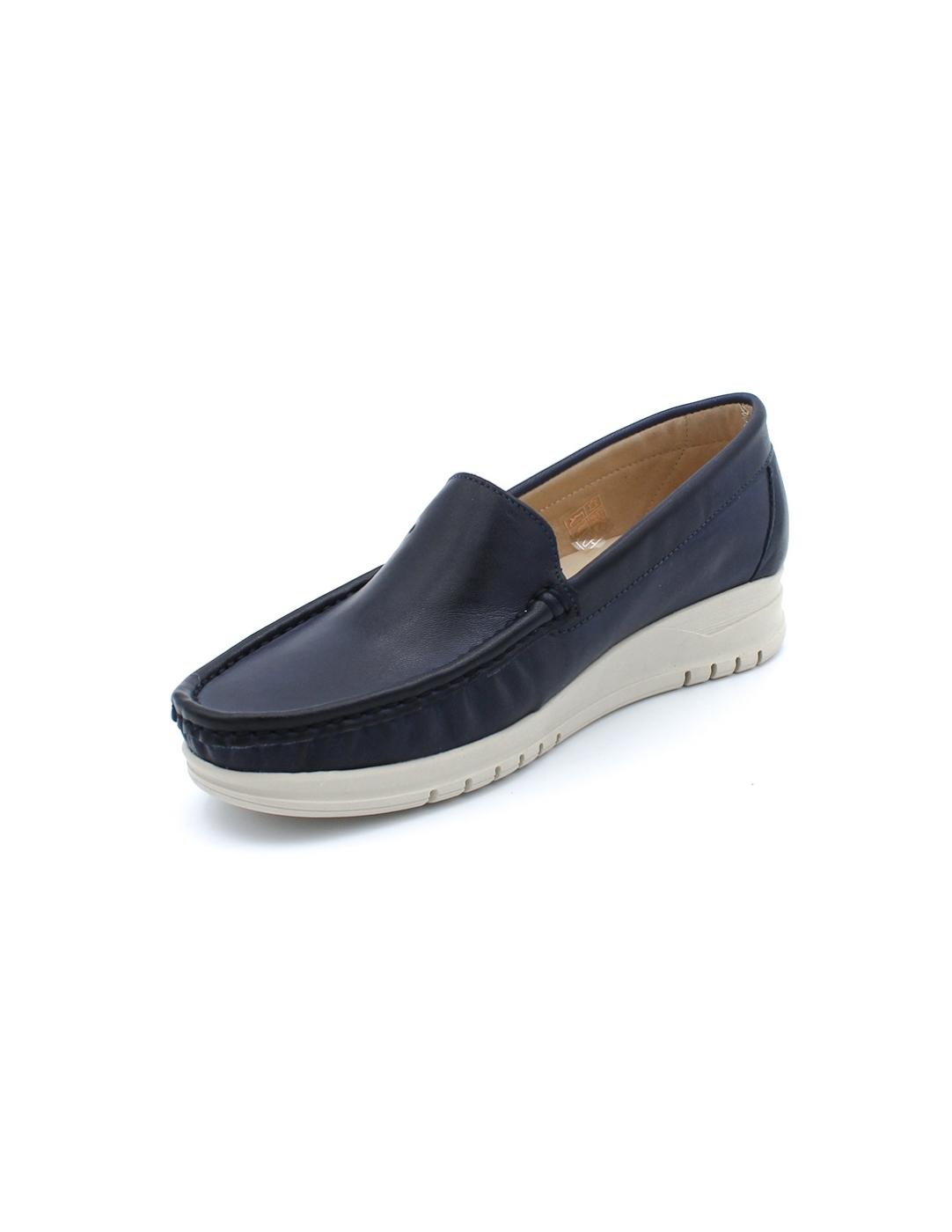 Mocasín PARYMEDIO 1702 Marino Mujer.