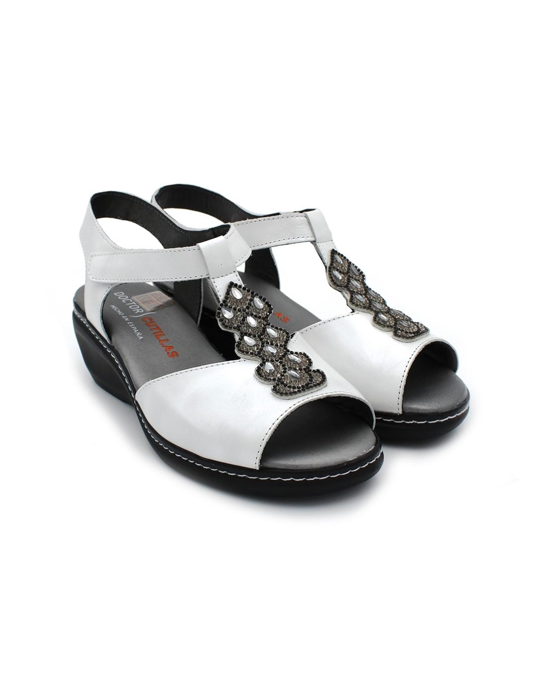 Sandalias DOCTOR CUTILLAS 32175 Blanco Mujer