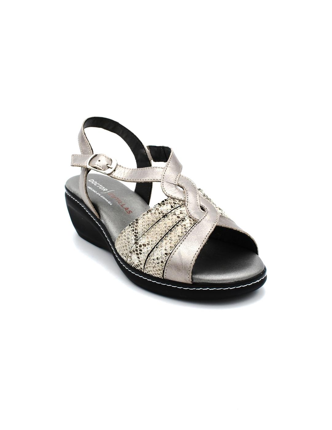 Sandalias DOCOT CUTILLAS 32167 Dorado/Coco Mujer