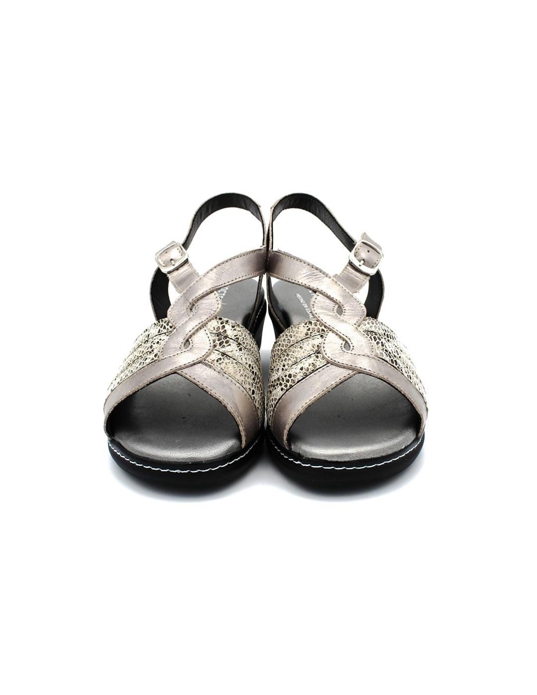 Sandalias DOCOT CUTILLAS 32167 Dorado/Coco Mujer