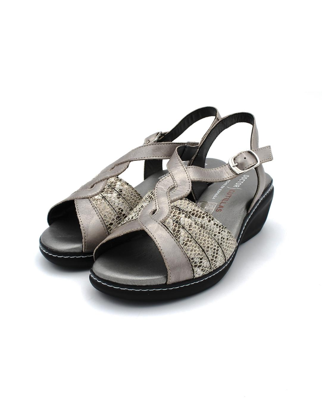 Sandalias DOCOT CUTILLAS 32167 Dorado/Coco Mujer