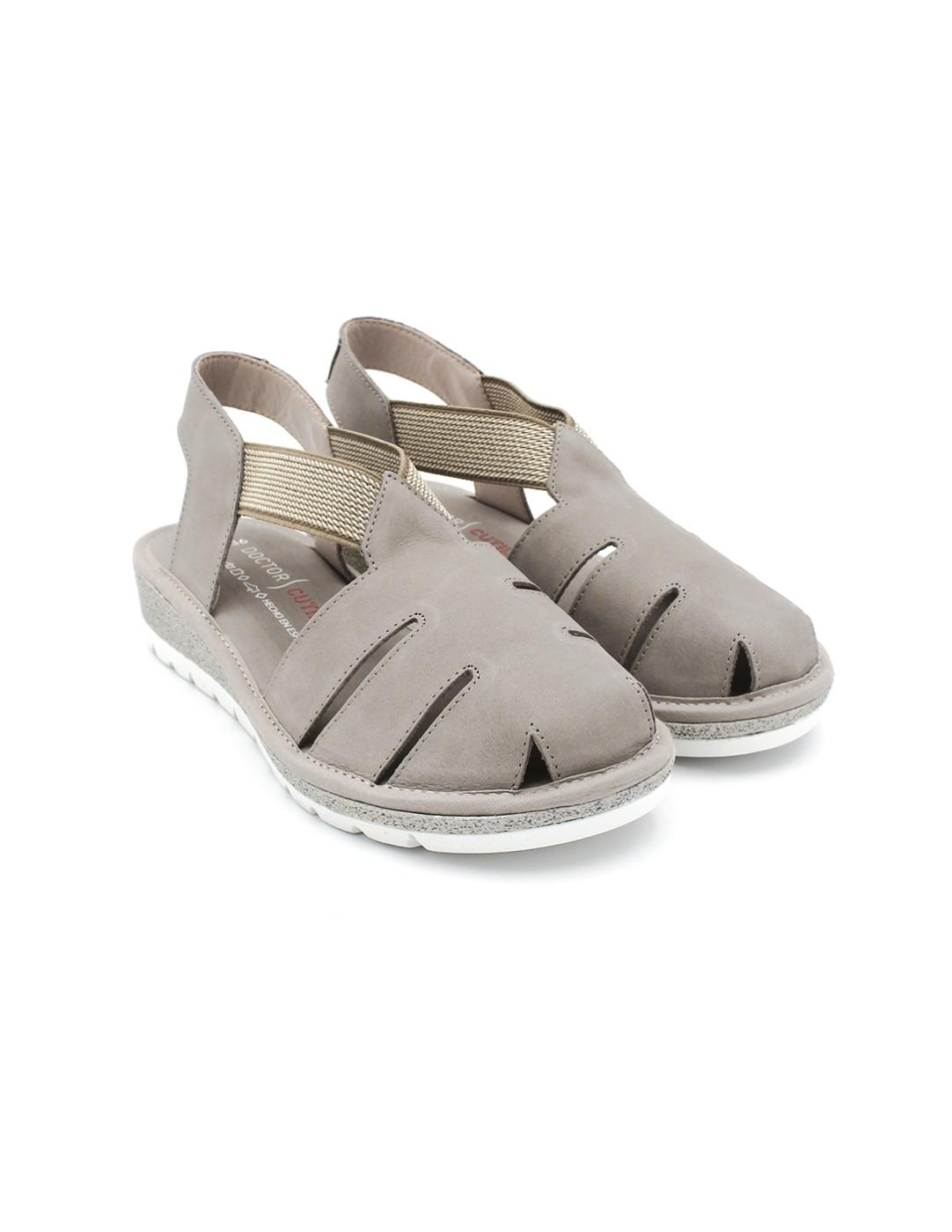 Sandalia Cangrejera DOCTOR CUTILLAS 35336 Taupe Mujer