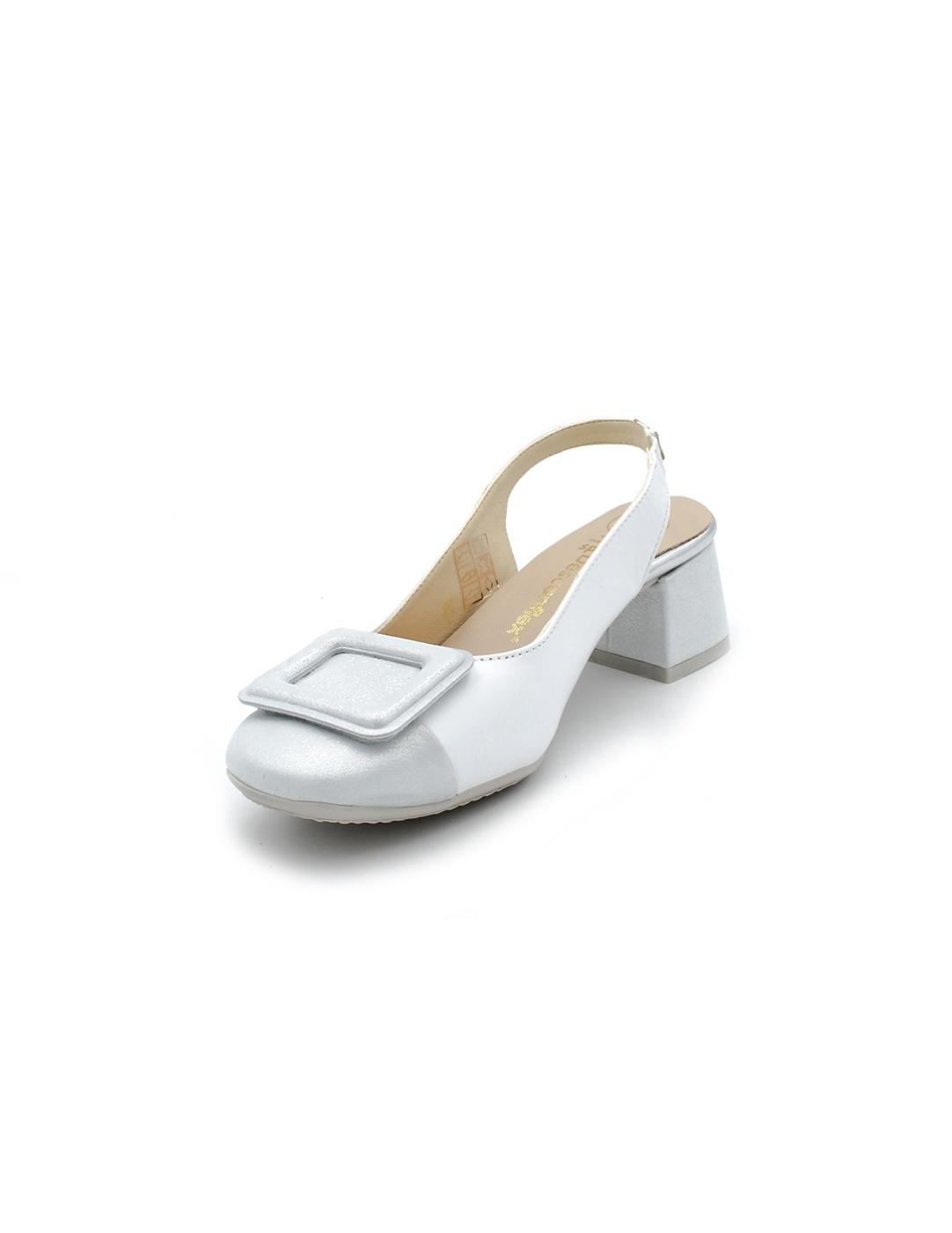 Zapatos Destalonados DESCANFLEX 28118 Blanco Mujer