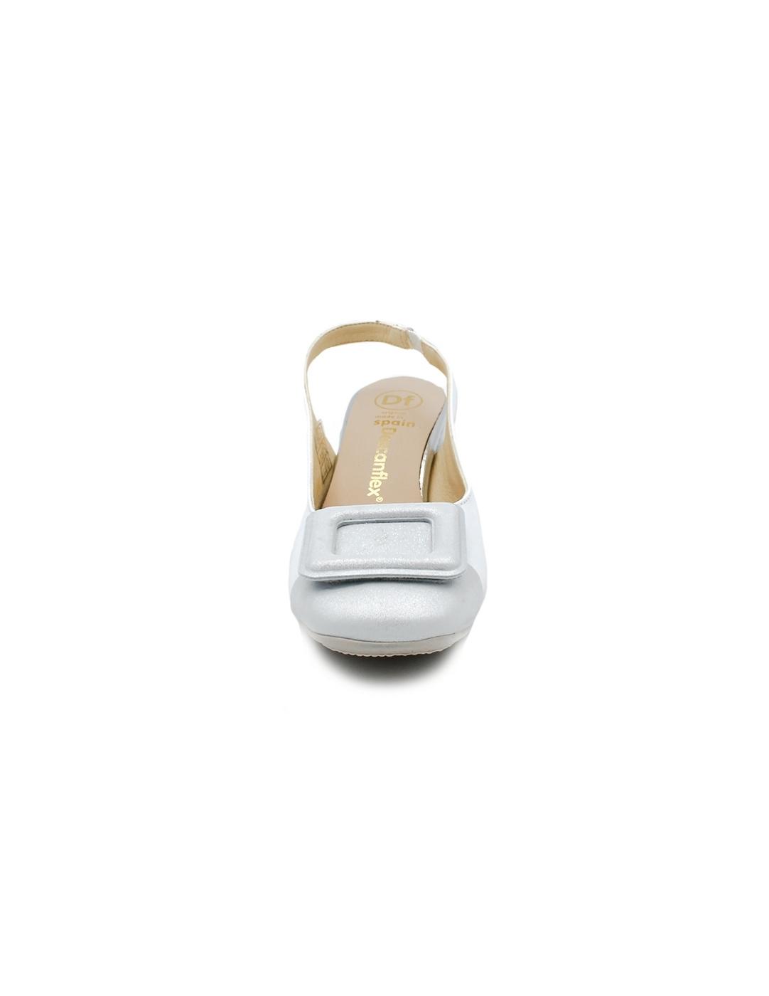 Zapatos Destalonados DESCANFLEX 28118 Blanco Mujer