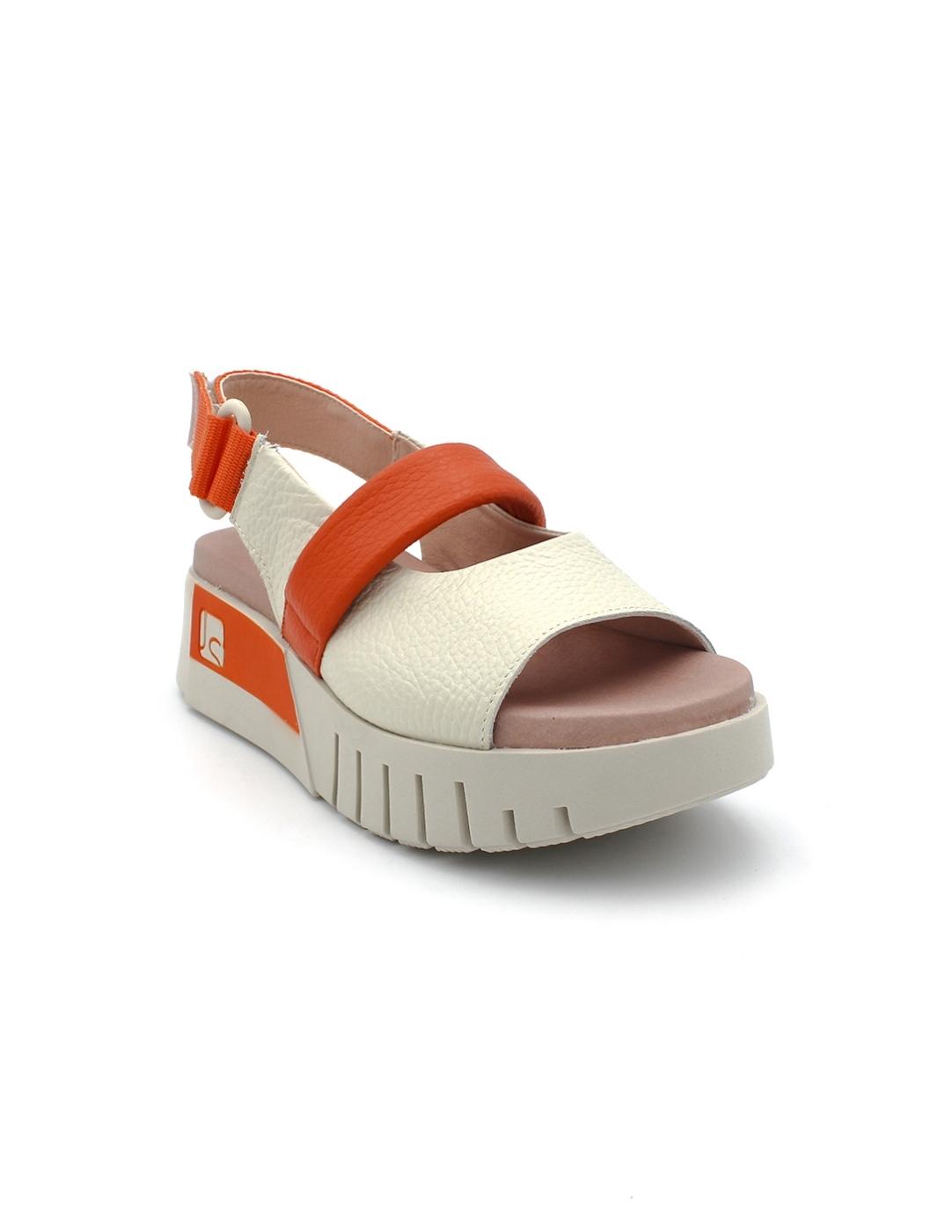 Sandalias JOSE SAENZ 4206-BG Hielo/Naranja Mujer