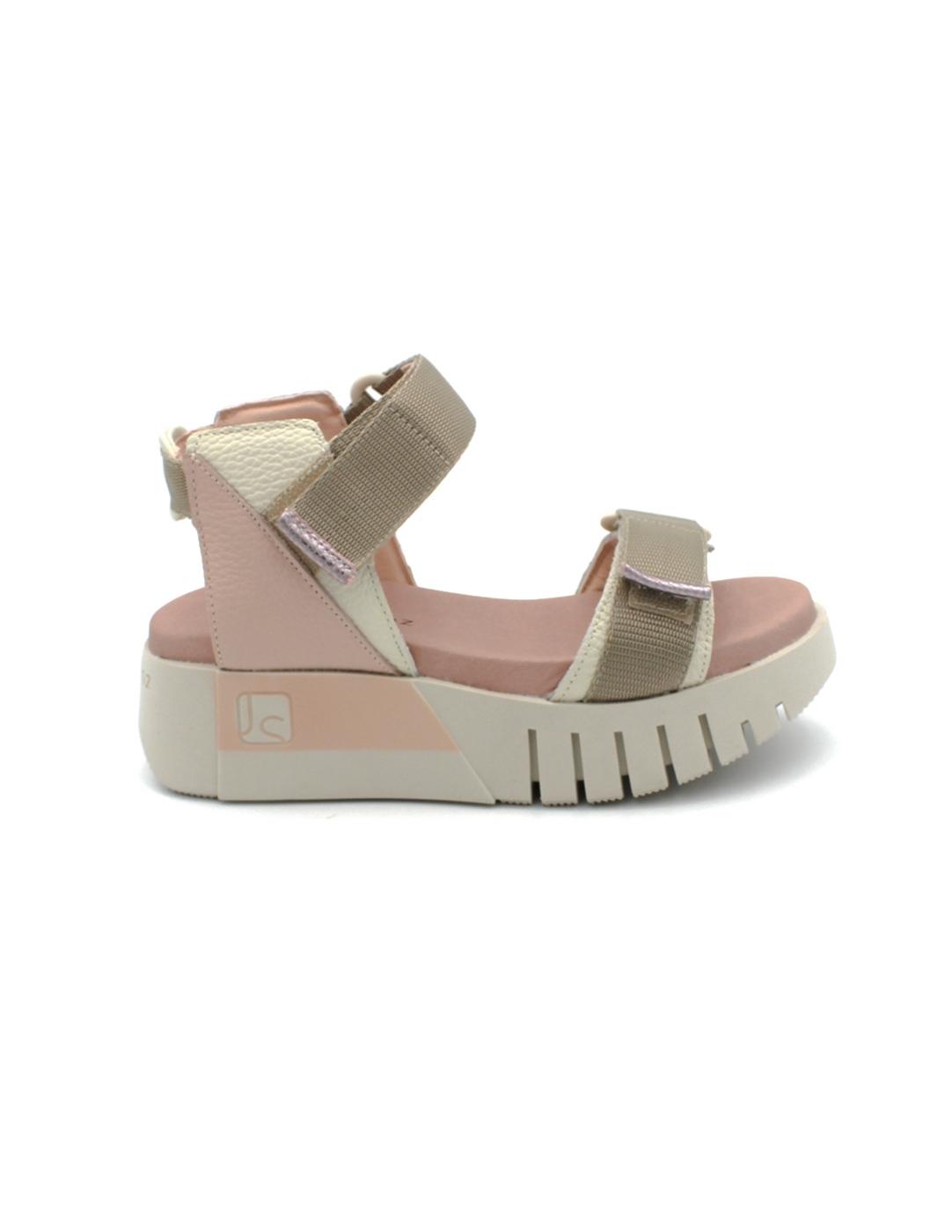 Sandalias JOSE SAENZ 4200-BG Hielo/Rosa Mujer