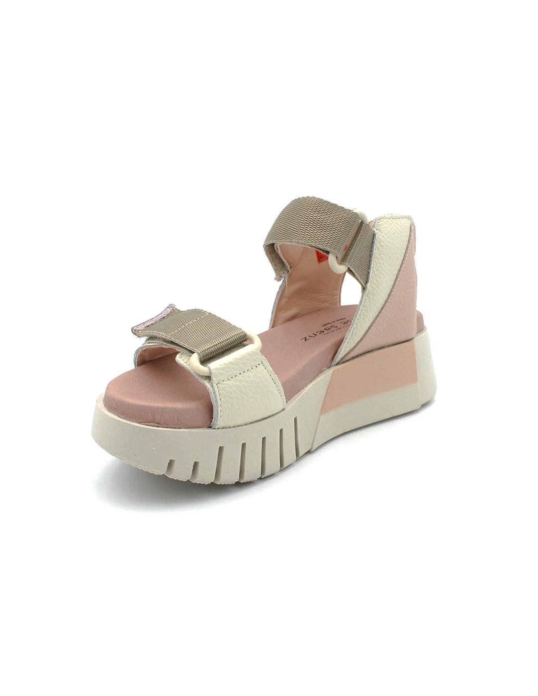 Sandalias JOSE SAENZ 4200-BG Hielo/Rosa Mujer