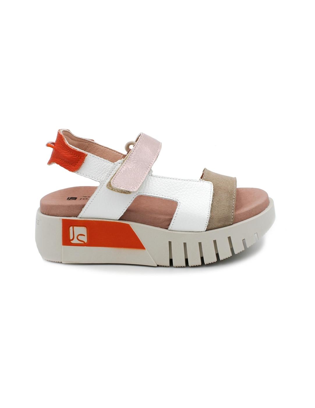 Sandalias JOSE SAENZ 4214-ABGPE Naranja/Rosa Mujer