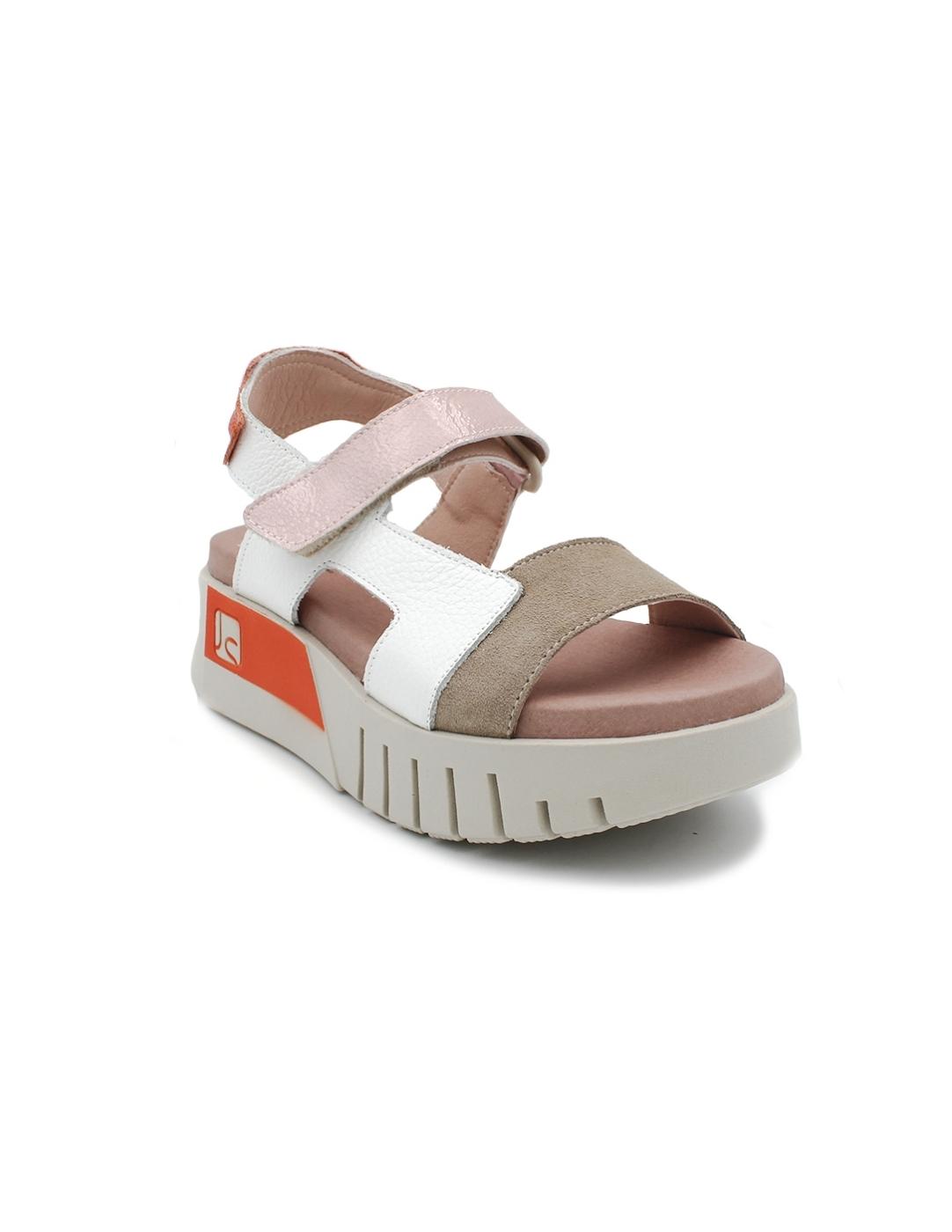 Sandalias JOSE SAENZ 4214-ABGPE Naranja/Rosa Mujer