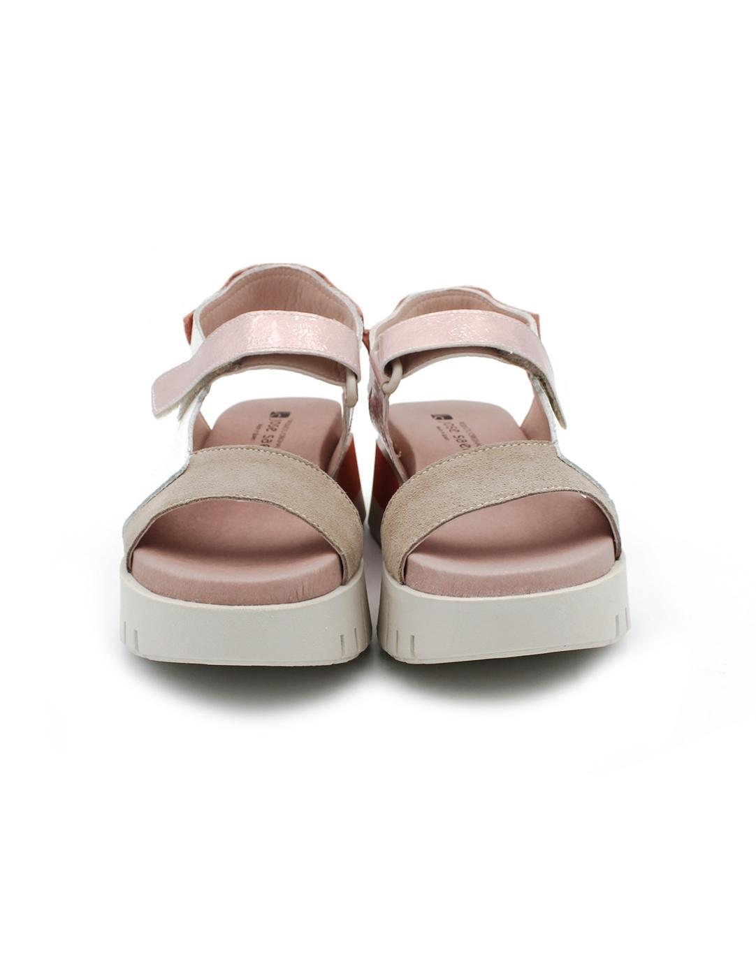 Sandalias JOSE SAENZ 4214-ABGPE Naranja/Rosa Mujer