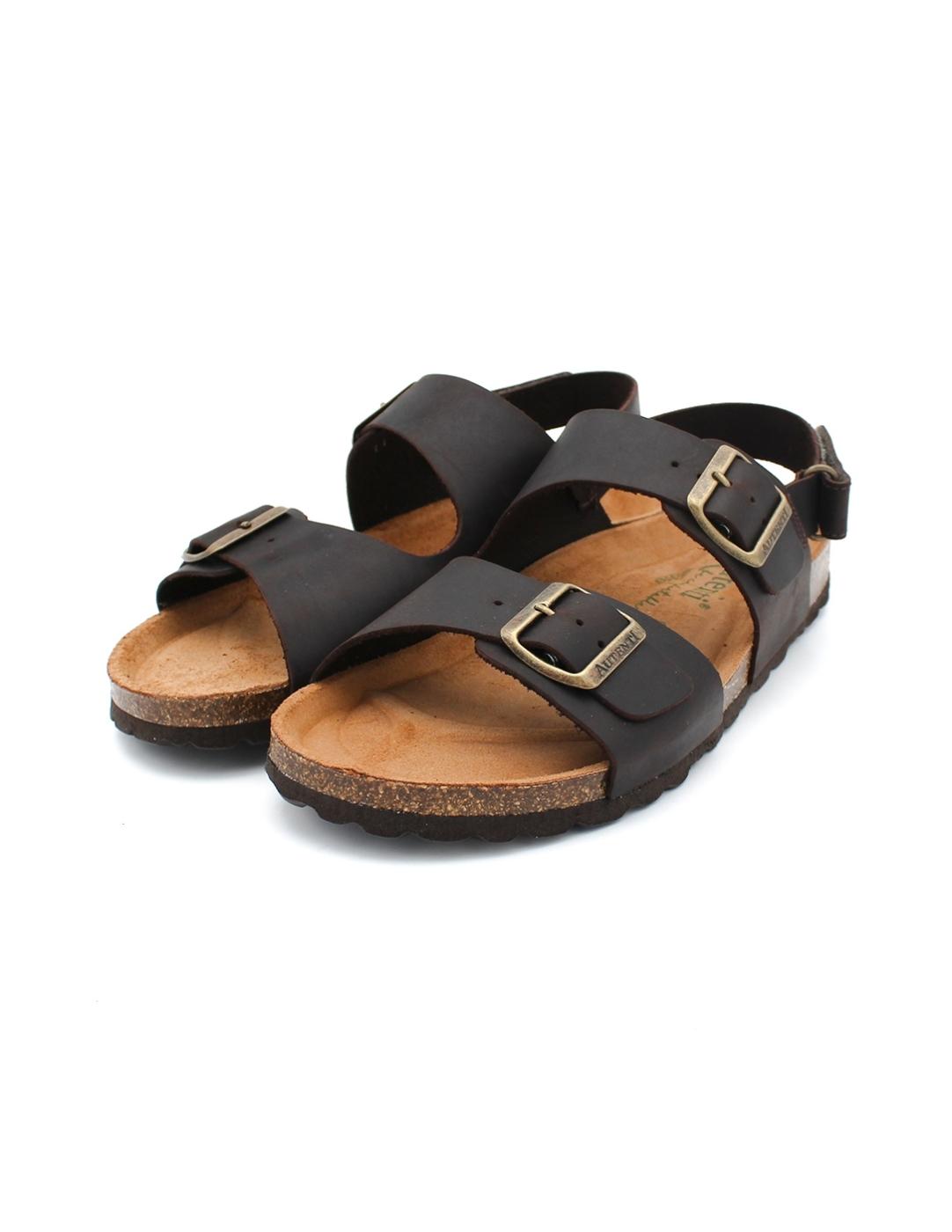 Sandalias AUTENTI BE CONFORTABLE 12328 Chocolate Hombre