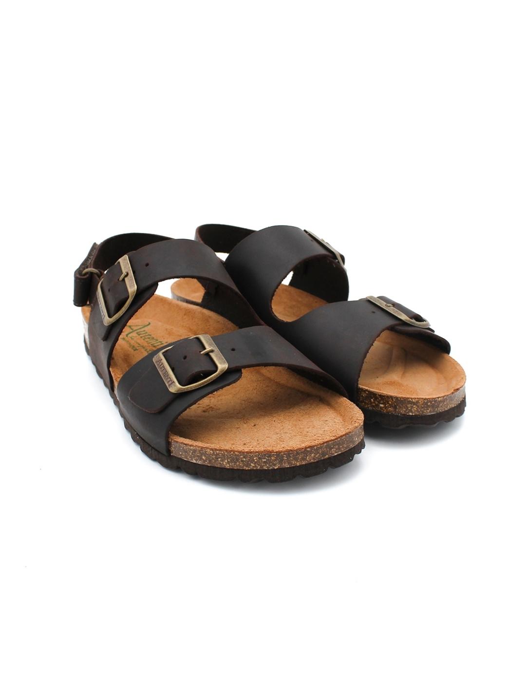 Sandalias AUTENTI BE CONFORTABLE 12328 Chocolate Hombre
