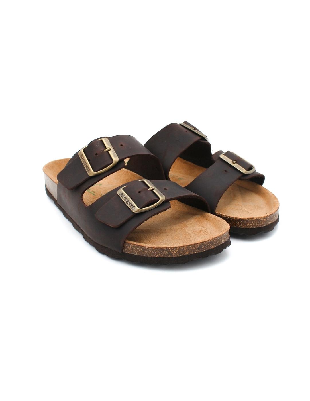 Sandalias AUTENTIC BE CONFORTABLE 3195 Chocolate Hombre