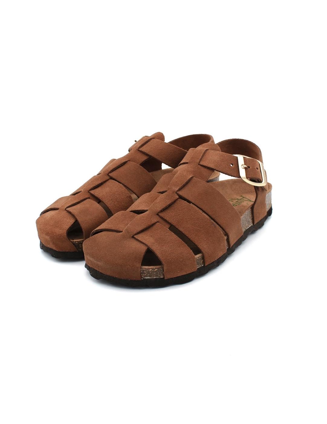 Sandalias AUTENTI BE CONFORTABLE 15465 Marrón Mujer