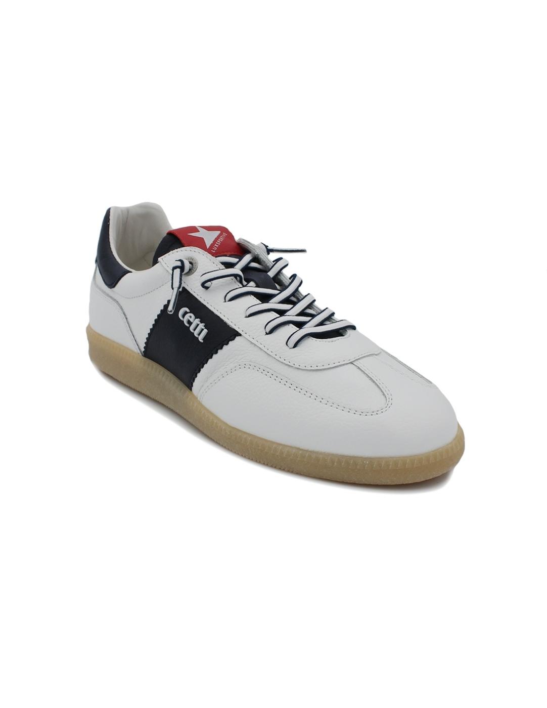 Bamba CETTI C-1389 Blanco/Marino Hombre