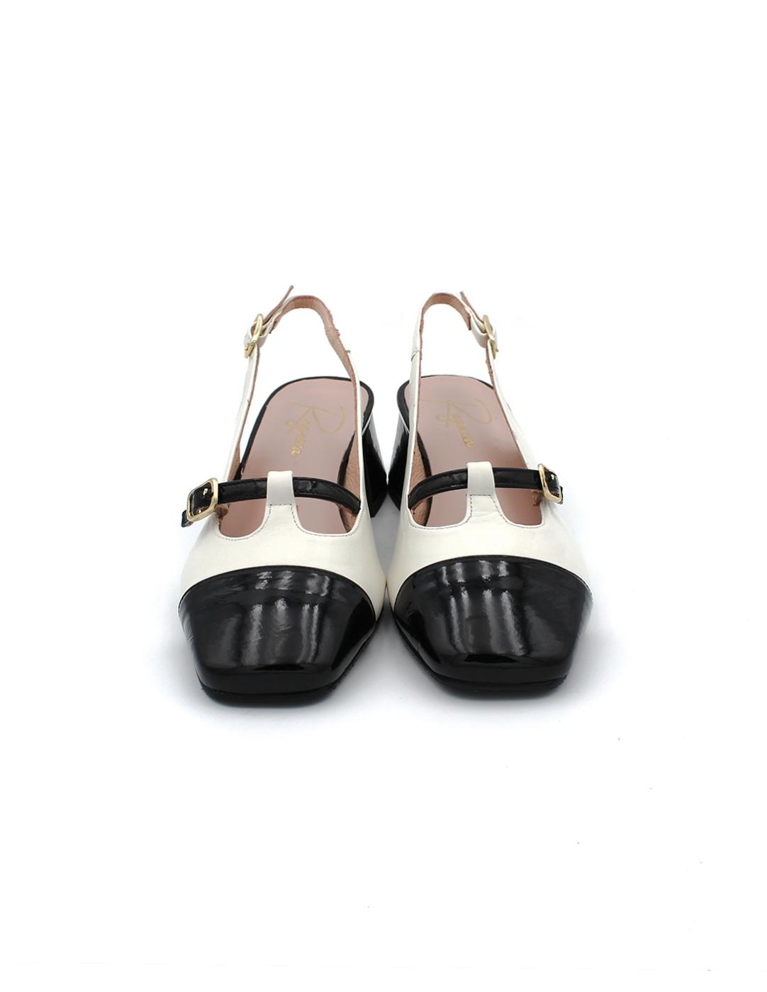 Zapatos RAGAZZA R5439 Blanco/Negro Mujer