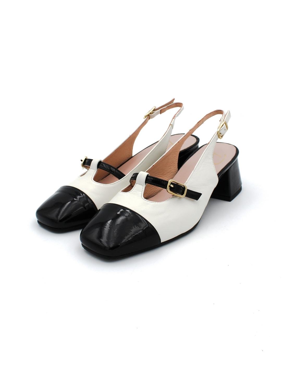 Zapatos RAGAZZA R5439 Blanco/Negro Mujer
