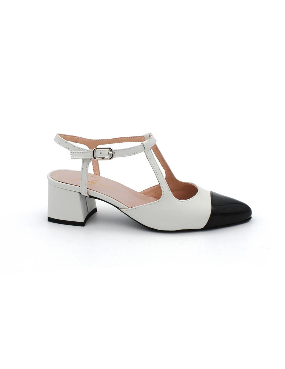Zapatos RAGAZZA R5309 Blanco/Negro Mujer