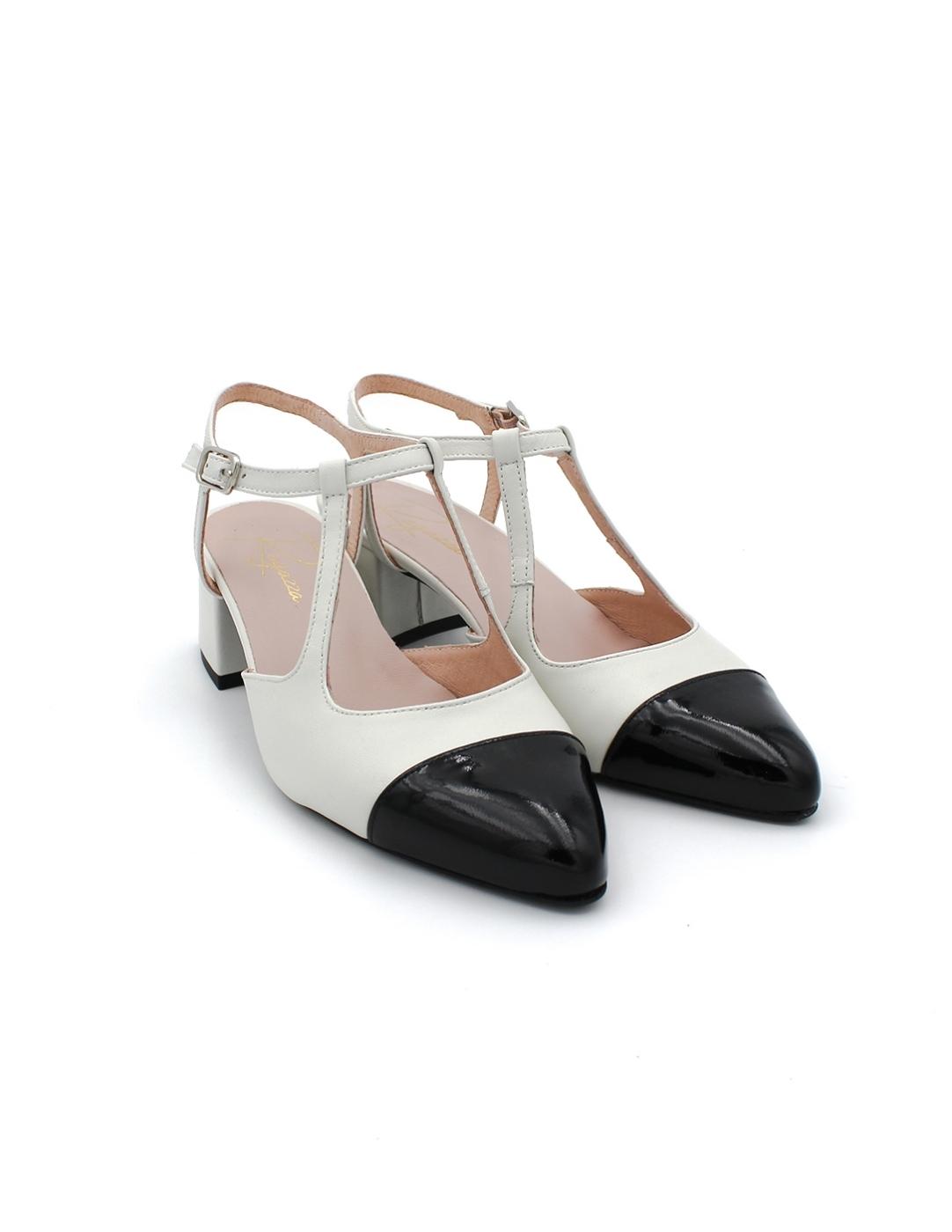 Zapatos RAGAZZA R5309 Blanco/Negro Mujer