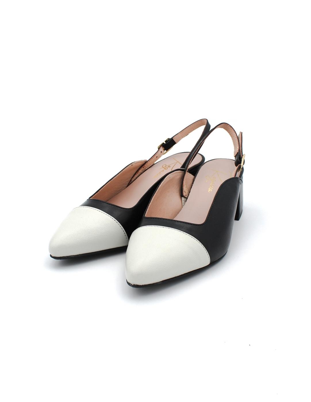 Zapatos RAGAZZA R5498 Negro/Blanco Mujer
