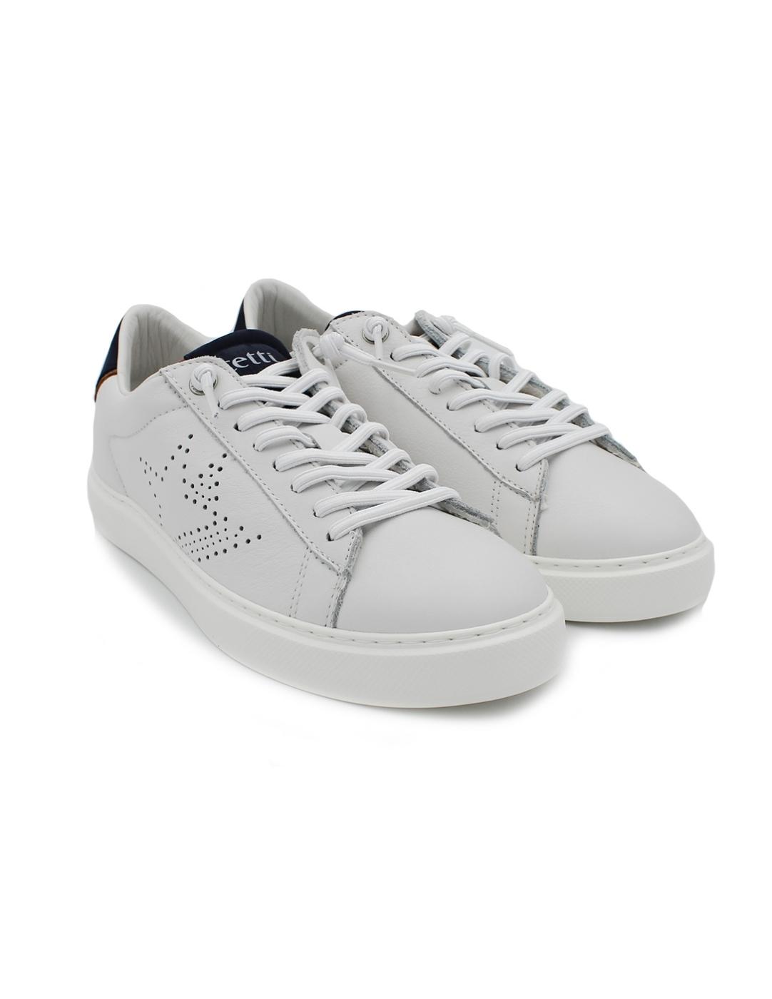 Bamba CETTI C-1390 Blanco/Navy Hombre