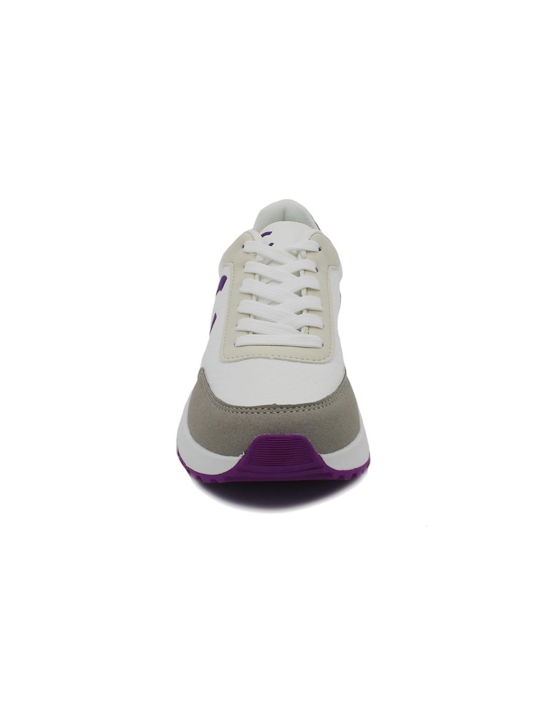 Deportivas LOLA CASADEMUNT LS2505004 Blanca/Lila/Fucsia Muje