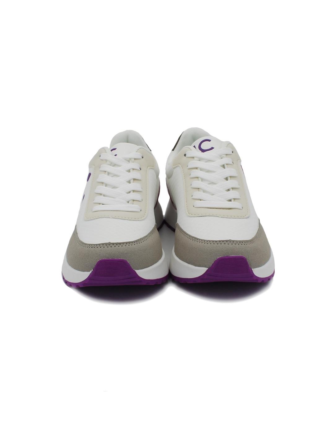 Deportivas LOLA CASADEMUNT LS2505004 Blanca/Lila/Fucsia Muje