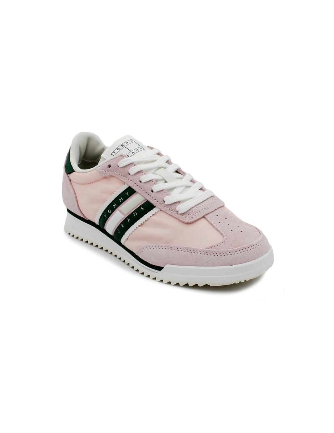 Deportiva TOMMY HILFIGER ENOENO2717 TIO Rosa/Verde Mujer.