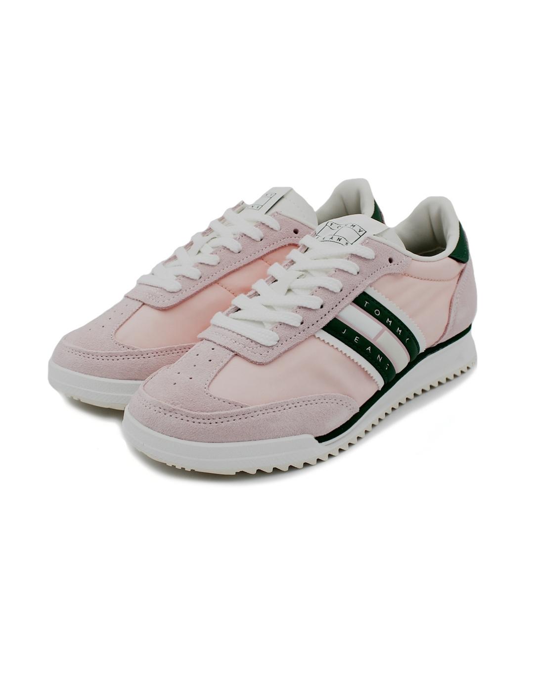 Deportiva TOMMY HILFIGER ENOENO2717 TIO Rosa/Verde Mujer.