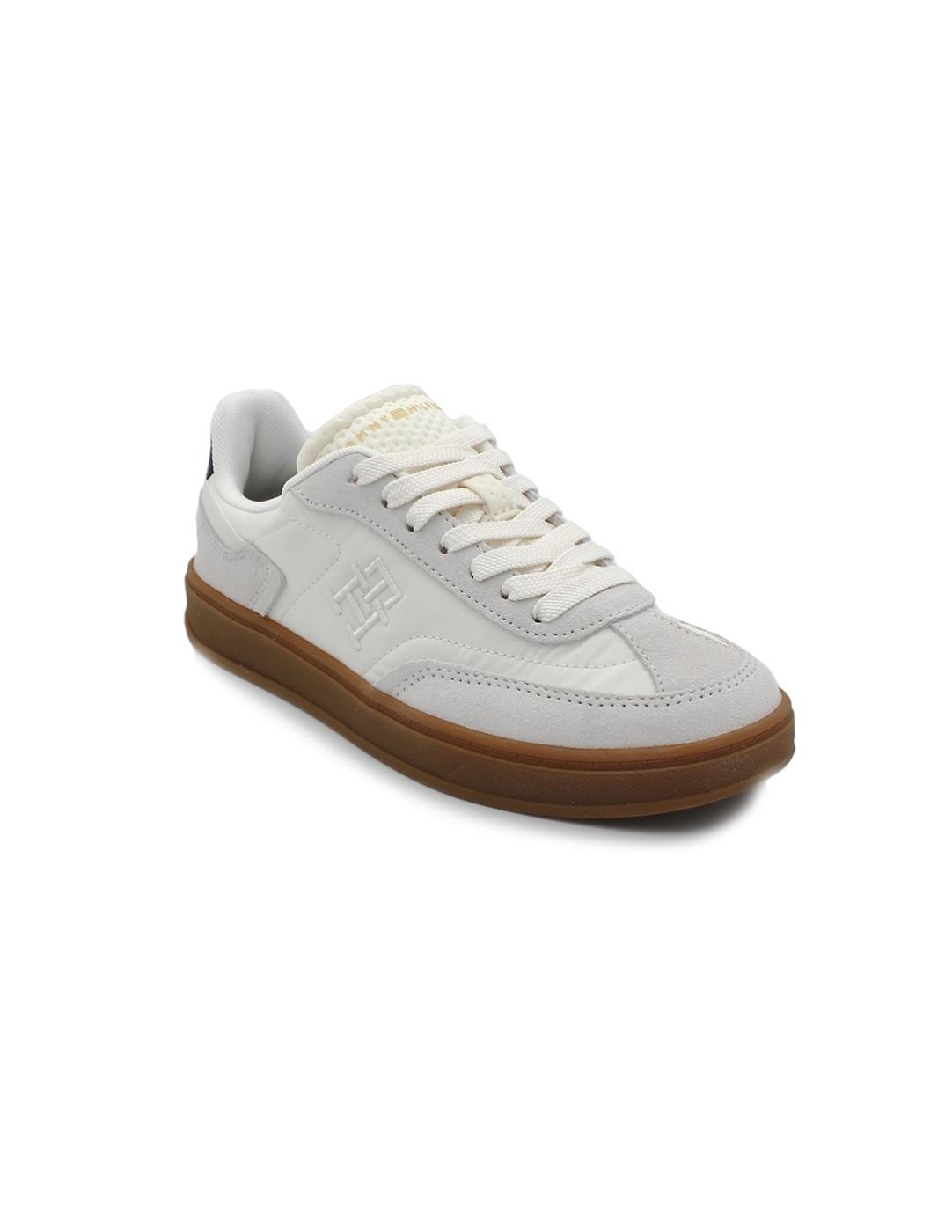 Bamba TOMMY HILFIGER FWOFWO8643 YBH Blanco Mujer.
