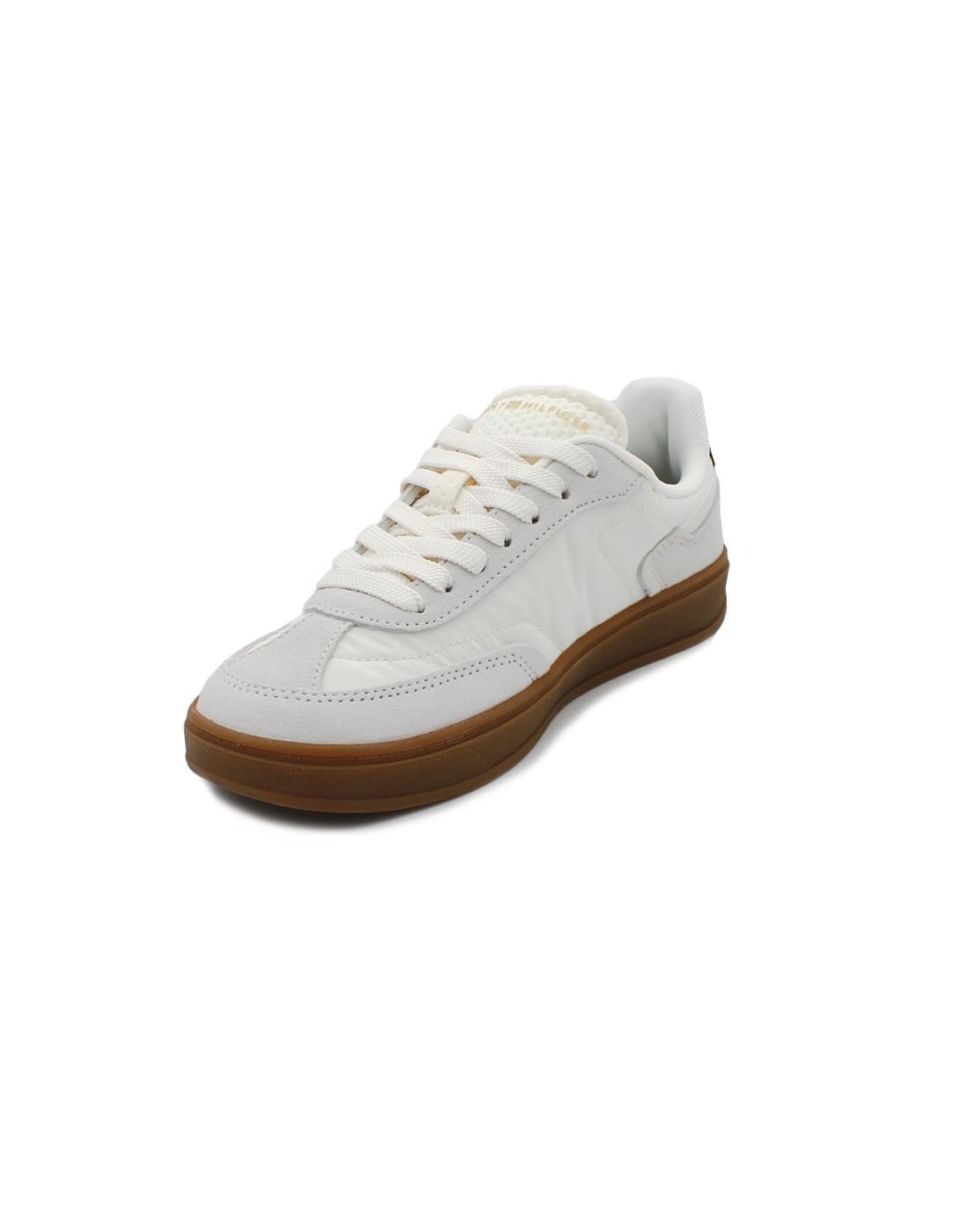 Bamba TOMMY HILFIGER FWOFWO8643 YBH Blanco Mujer.