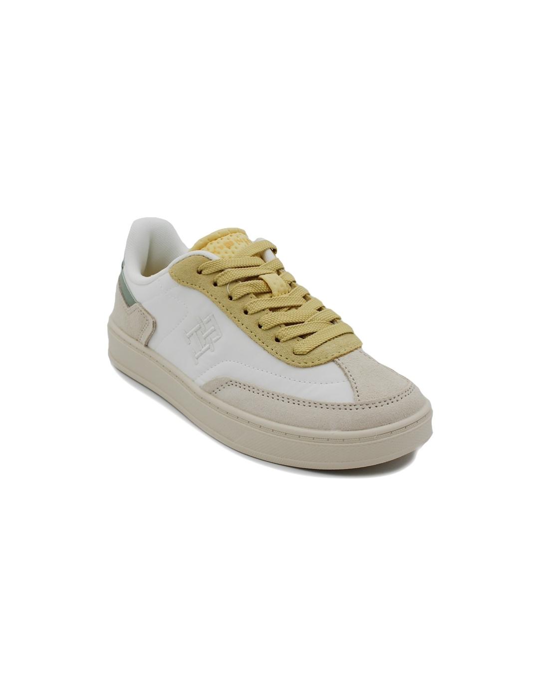 Bamba TOMMY HILFIGER FWOFWO8643 ACJ Blanco/Beige/Amarillo M
