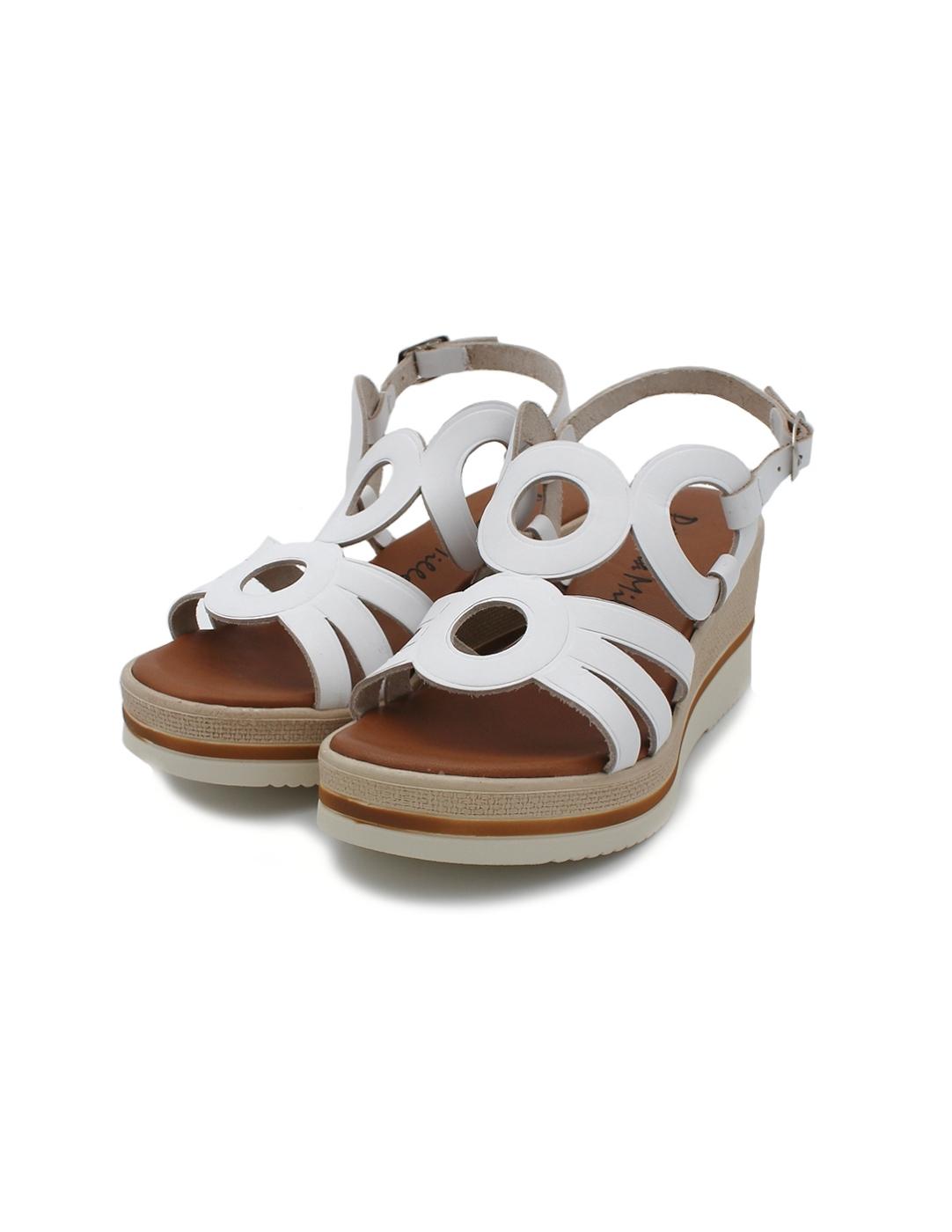 Sandalias PATRICIA MILLER 6728 Blanco Mujer