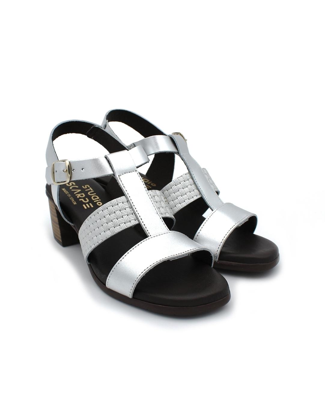 Sandalias STUDIO SACRPE SF-11551 Plata Mujer
