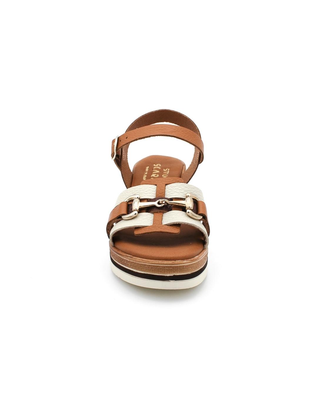 Sandalias Cuña STUDIO SCARPE SF-149752 Hielo Comb Mujer