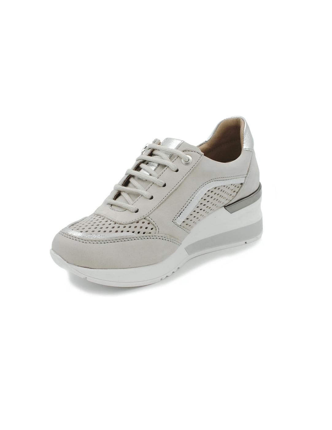 Zapato Cremallera BAERCHI 39012 Blanco Mujer.