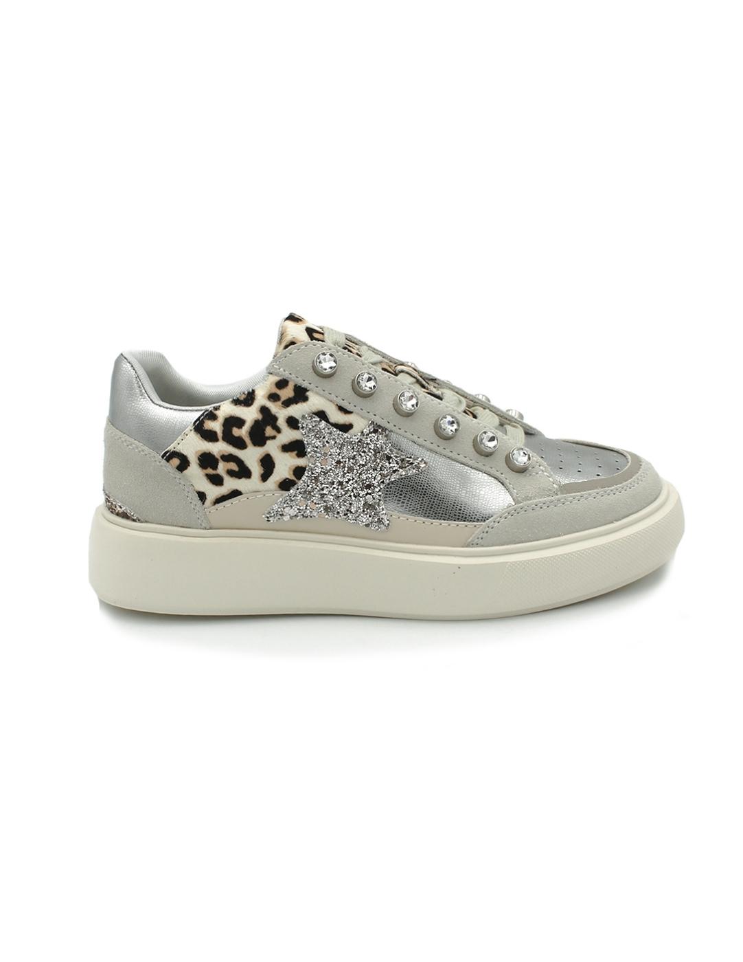 Bamba Leopardo EXE CH3595A-61 Natural Mujer.