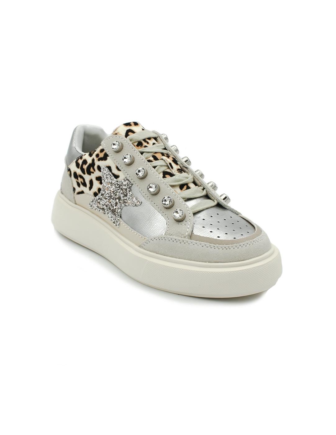Bamba Leopardo EXE CH3595A-61 Natural Mujer.