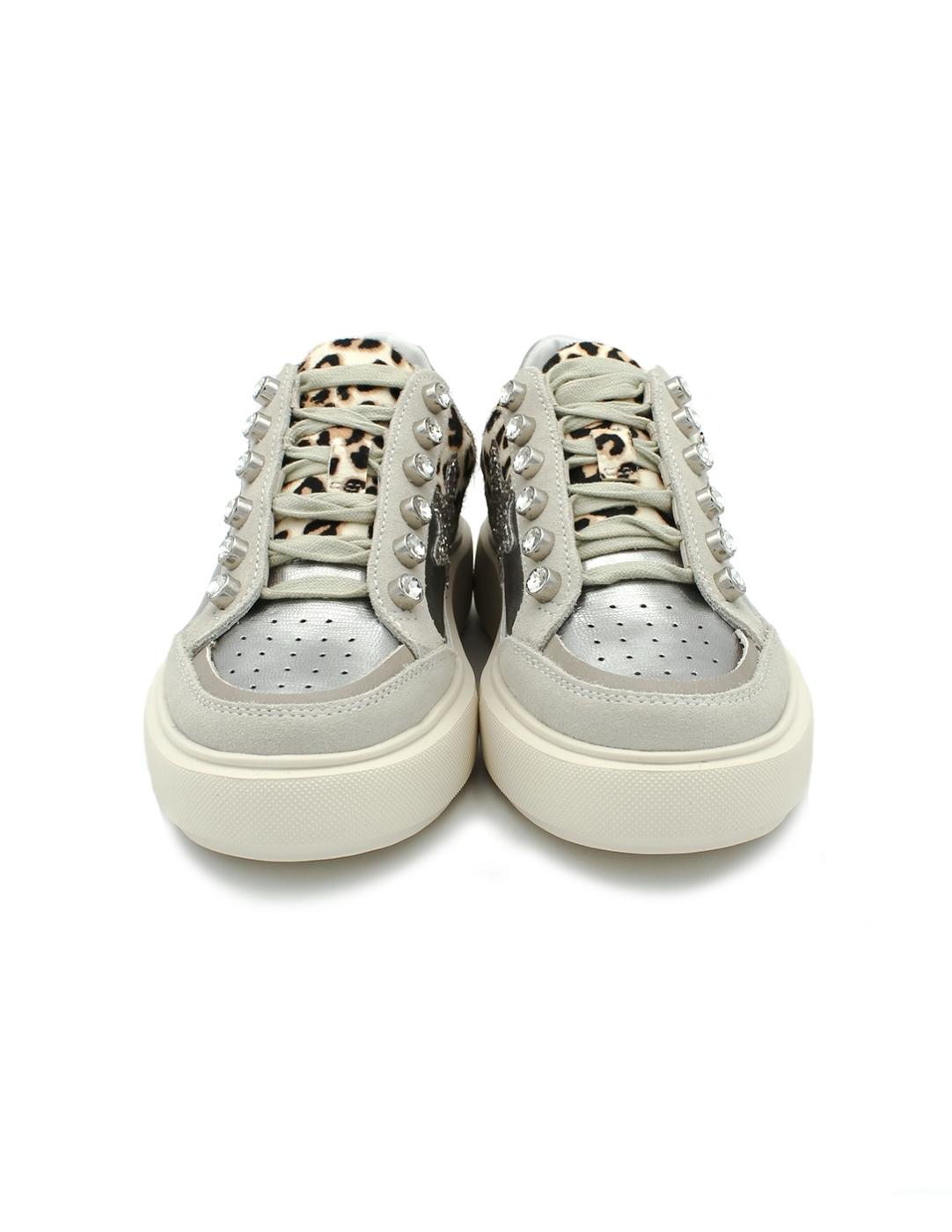 Bamba Leopardo EXE CH3595A-61 Natural Mujer.