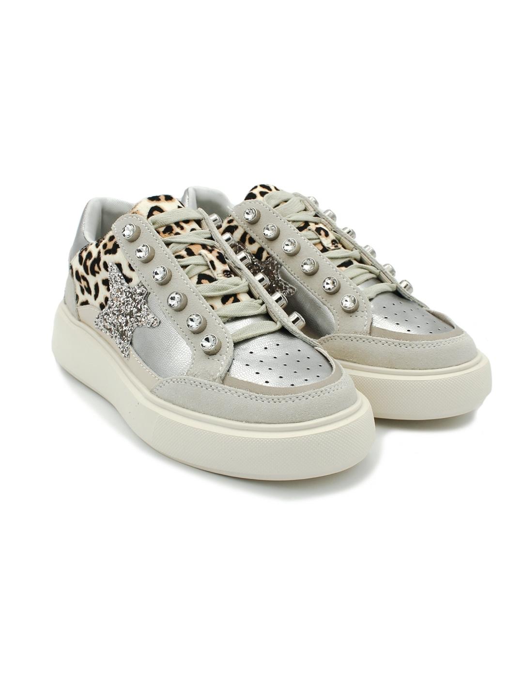 Bamba Leopardo EXE CH3595A-61 Natural Mujer.