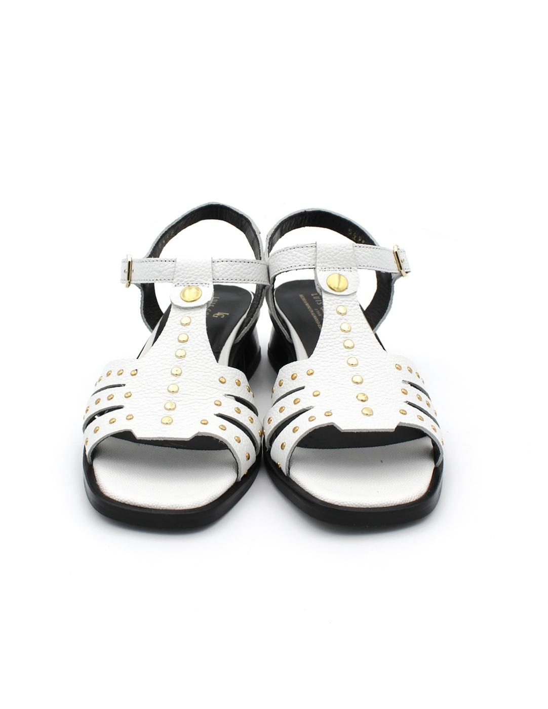 Sadalia Blanca Tachuelas LUIS GONZALO 5495M3 Blanco Mujer