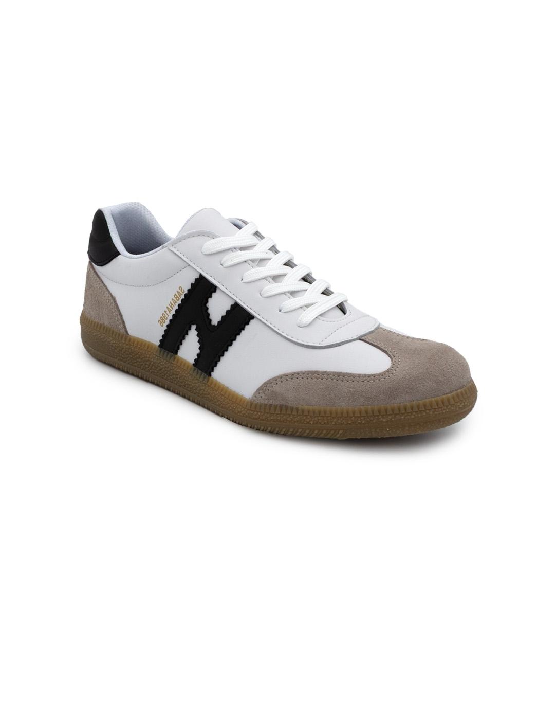 Bambas Track Humo Losal 3372 Blanco/Negro Hombre