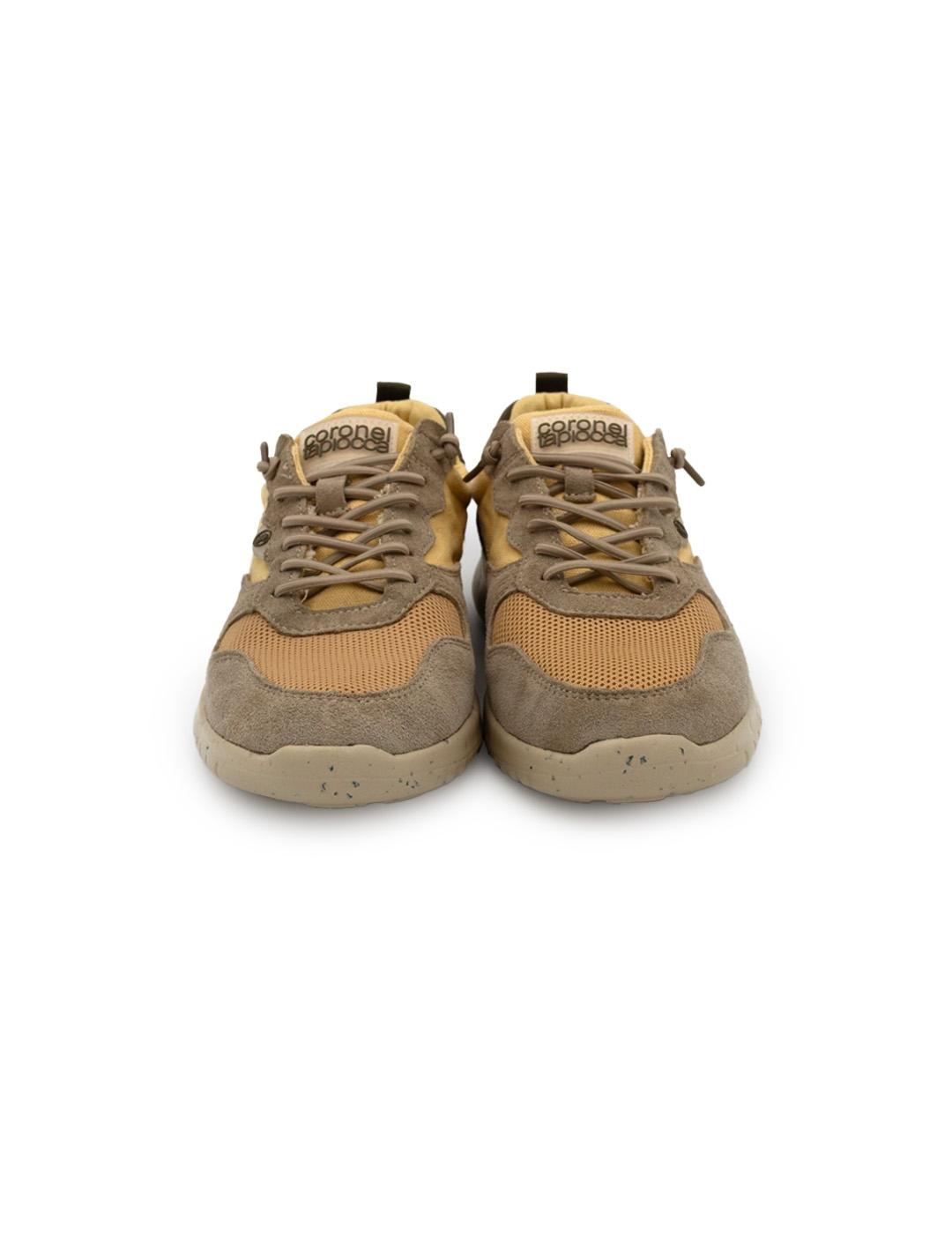 Zapatillas Coronel Tapiocca T239-7 Vainilla/Taupe Hombre