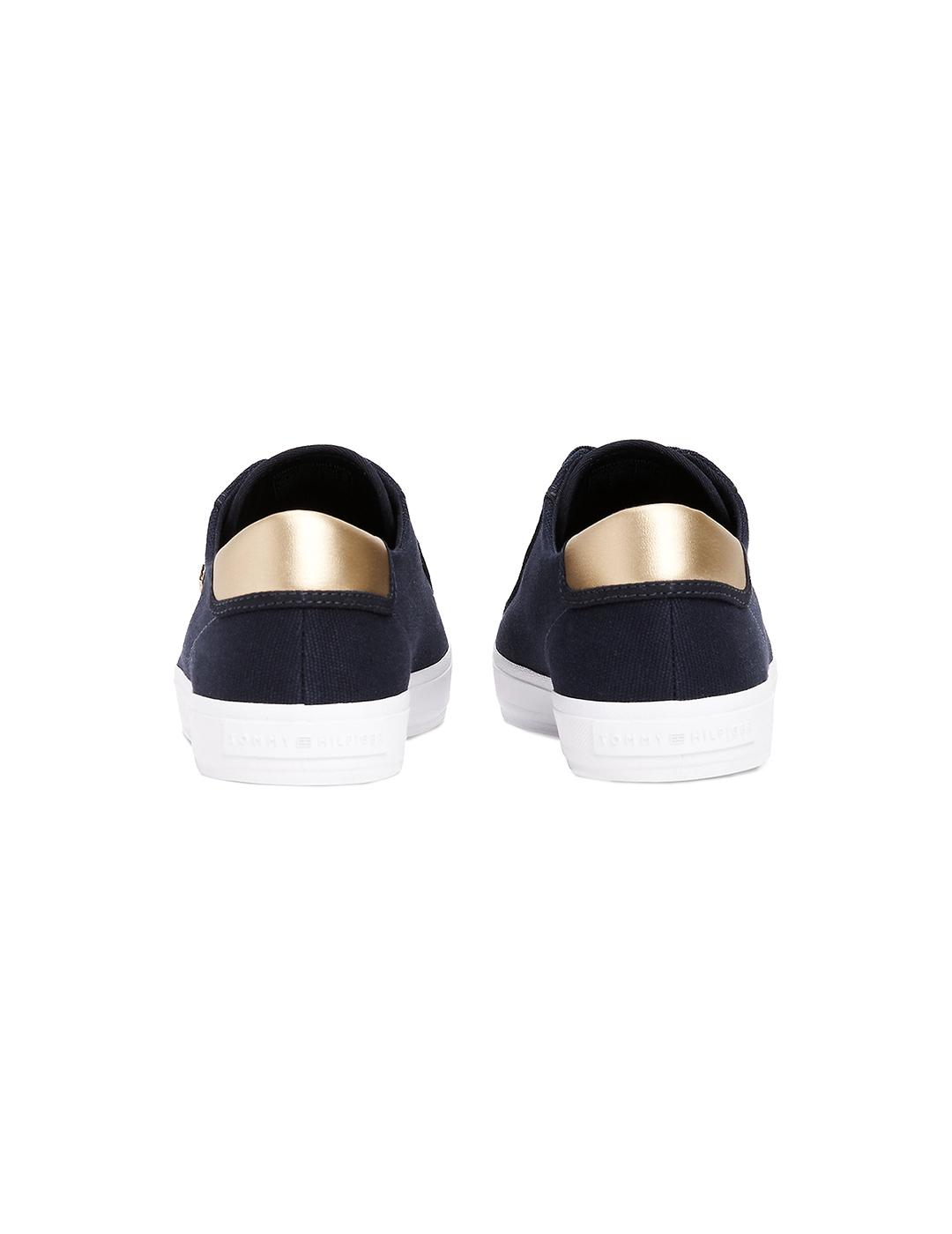 Zapatilla Lona TOMMY HILFIGER FW0FW08647 Marino Mujer.