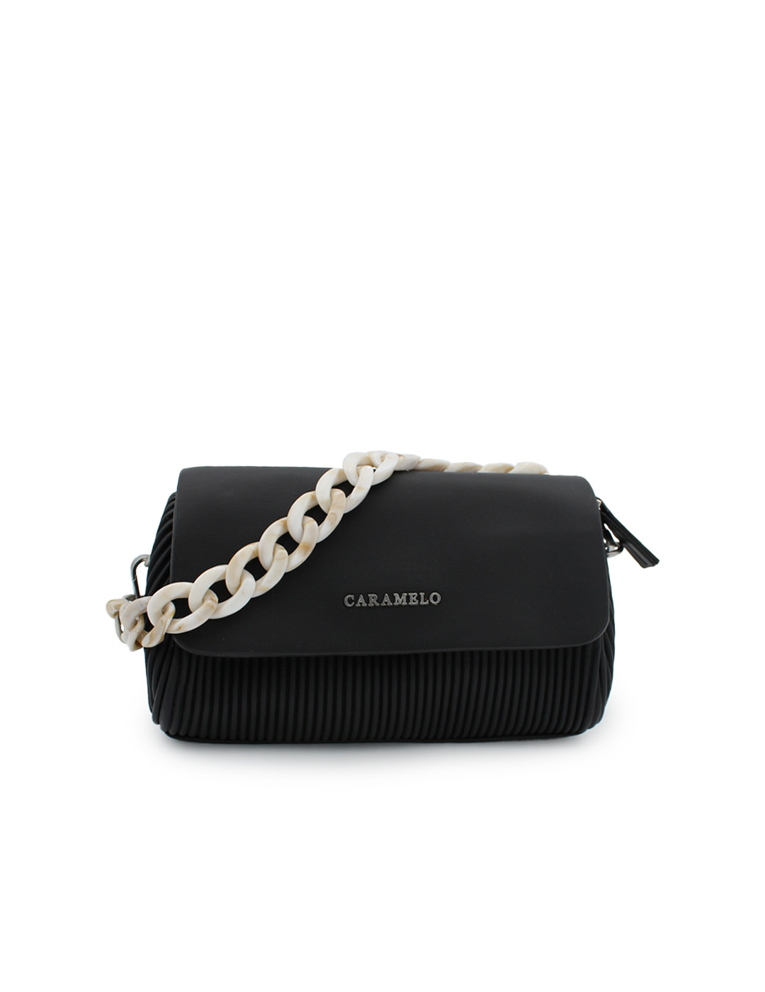 Bolso Artesano Caramelo 50869.01 Negro Mujer