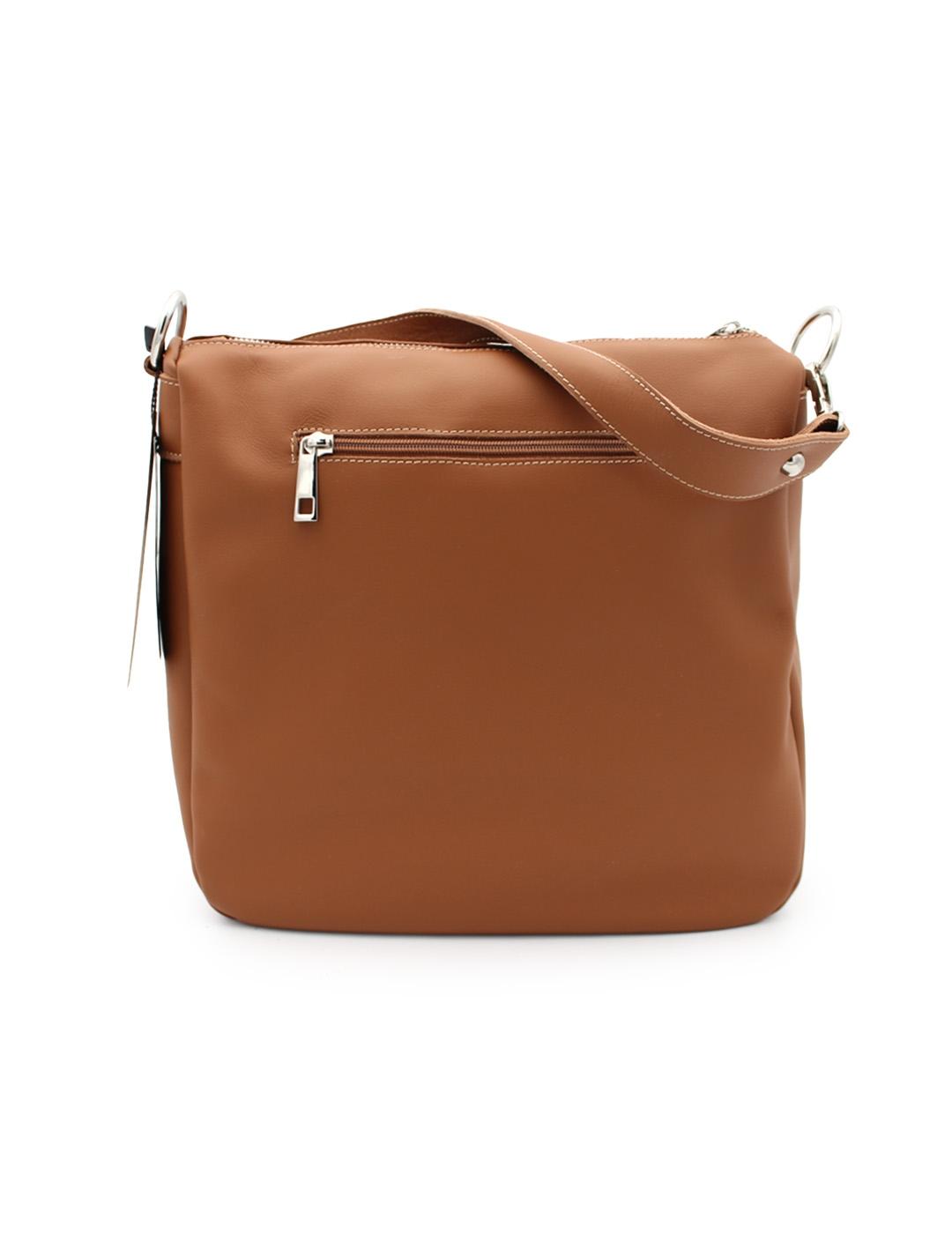 Bolso Scila Artesano Piel Caramelo 50890.3 Cuero Mujer