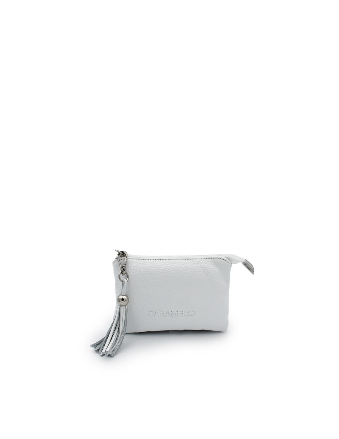 Monedero Piel Artesano Caramelo 50938.16 Blanco Mujer