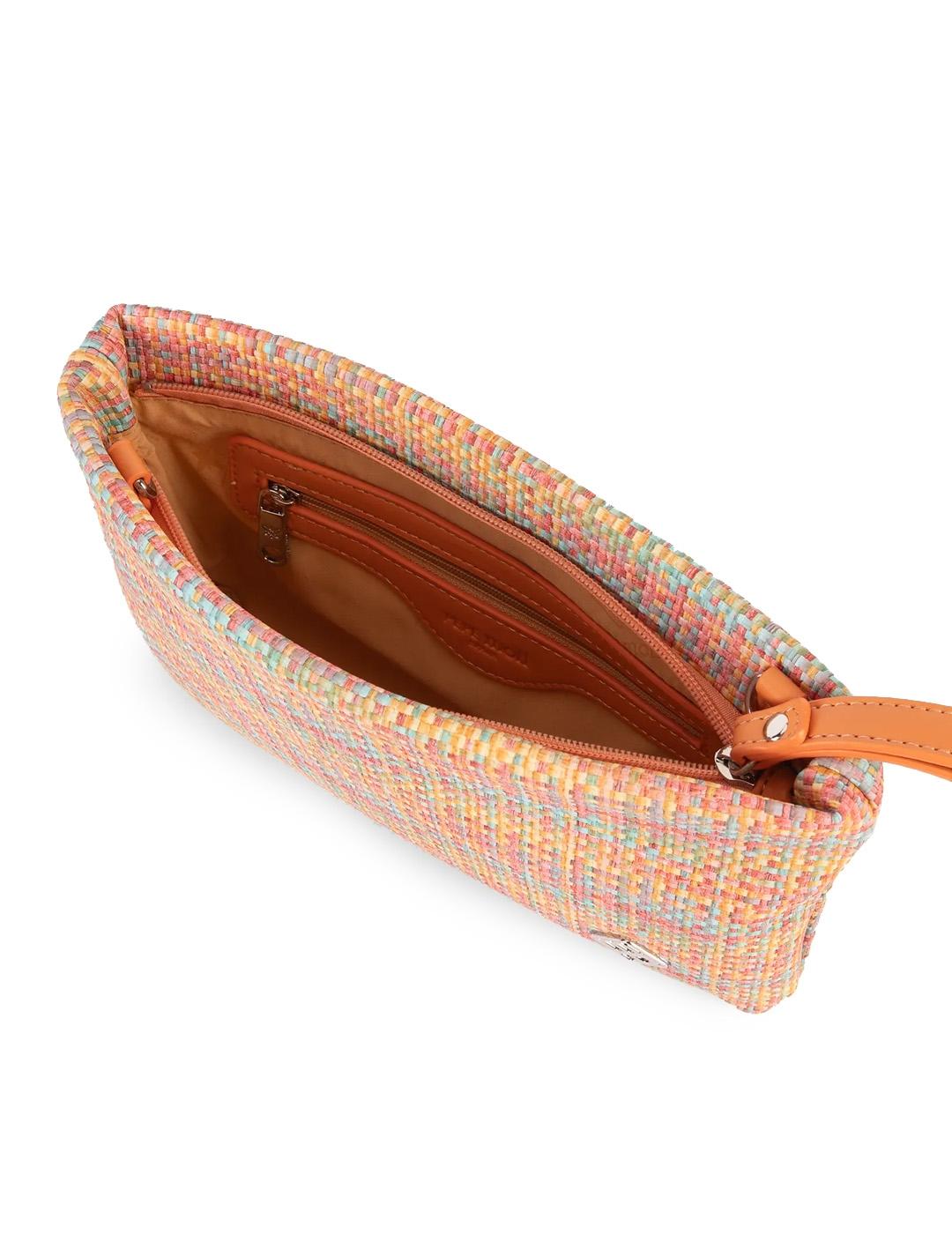 Bolso de Mano Pepe Moll 251261 Coral Mujer