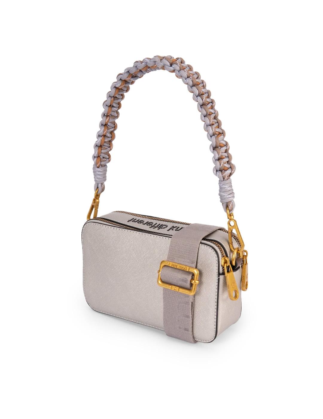 Bolso de Hombro Pepe Moll 251400 Tricolor/Plata Mujer